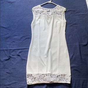 White Dress, Lacey top and bottom!